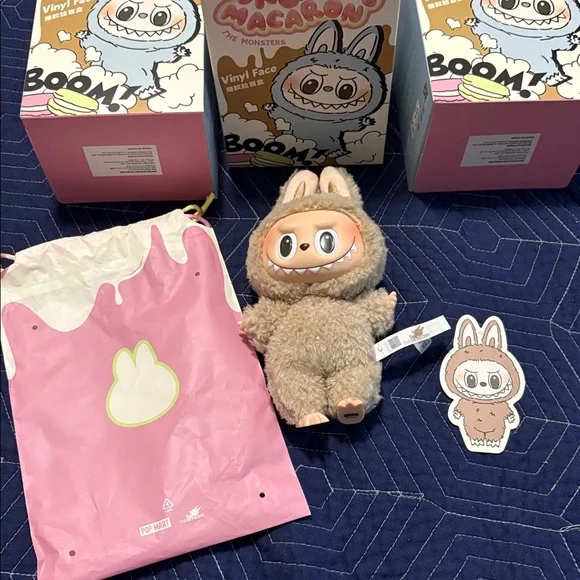 POP MART Exciting Macron The Monsters Labubu - Toffee - Picture 2 of 6